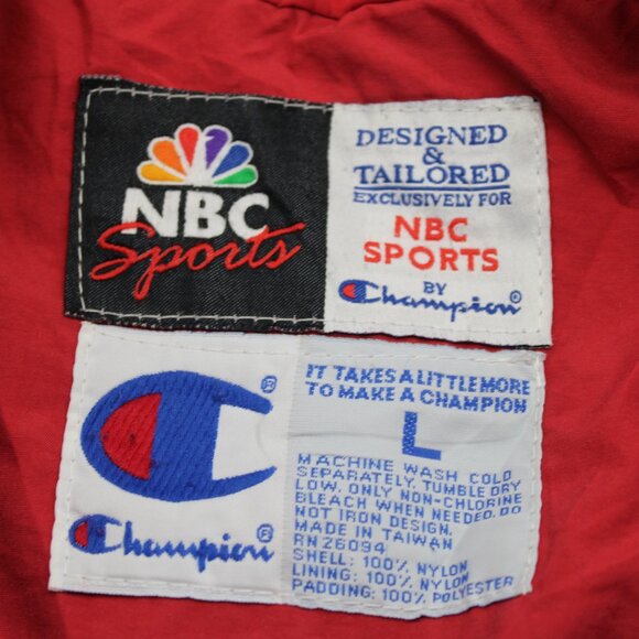 Vintage Winter Jacket - NBC Sports Tailored by Champion - Men's Large - Picture 11 of 11